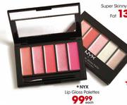 NYX Lip Gloss Palettes-each
