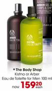 The Body Shop Kistna or Arber Eau De Toilette For Men-100ml