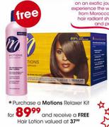 Motions Relaxer Kit and Free Hair Lotion