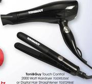 Toni & Guy Touch Control 2000Watt Hairdryer TGDR5356E or Digital Hair Straightener TGST2984E.Both Ha