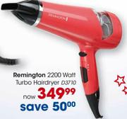 Remington 2200 Watt Turbo Hairdryer D3710