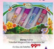Disney Fairies TinkerBell Magical Fairy Frangrance Set-4 x Eau de Toilettes