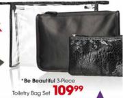 Be Beautiful Toiletry Bag Set-3Pcs