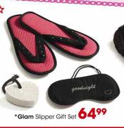 Glam Slipper Gift Set