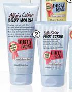 Dirty Works Foot Scrub Or Body Wash-200ml