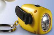 Clicks Mini Solar Torch & Dynamo Flashlight Keychain-Each
