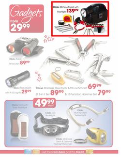 Clicks Christmas Gifts (1 Nov - 24 Dec), page 34
