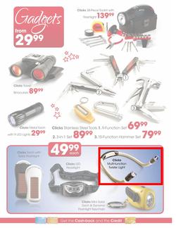 Clicks Christmas Gifts (1 Nov - 24 Dec), page 34