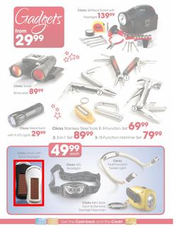 Clicks Christmas Gifts (1 Nov - 24 Dec), page 34