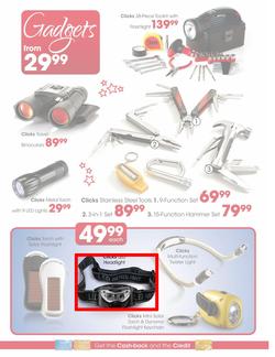 Clicks Christmas Gifts (1 Nov - 24 Dec), page 34