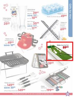 Clicks Christmas Gifts (1 Nov - 24 Dec), page 35