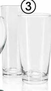 Clicks Home Assorted Clear Glasses