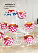 Clicks Home 3-Tier Cupcake Stand