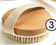 Clicks Home Wooden Accessories Body Massager With Bristies