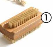 Clicks Home Wooden Accessories Nail Brush