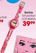 Barbie 5-Function LCD Watch
