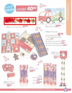 Clicks Christmas Gifts (1 Nov - 24 Dec), page 67