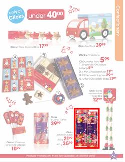 Clicks Christmas Gifts (1 Nov - 24 Dec), page 67