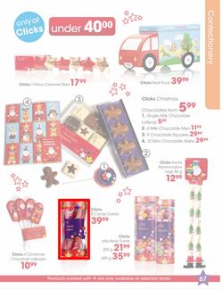 Clicks Christmas Gifts (1 Nov - 24 Dec), page 67