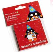  Clicks 8-Packa Mini Hanging Christmas Cards