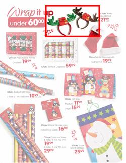 Clicks Christmas Gifts (1 Nov - 24 Dec), page 70