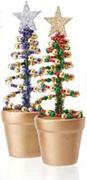 Clicks Beaded Wire Spiral Tree