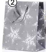 Clicks Luxury Gift Bags Christmas Sparkle Medium