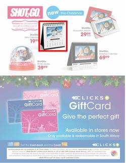 Clicks Christmas Gifts (1 Nov - 24 Dec), page 72
