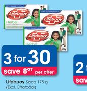 Lifebuoy Soap (Excl. Charcoal)-For 3 x 175g Per Offer
