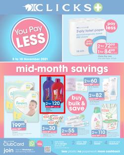 Clicks : You Pay Less (5 November - 18 November 2021), page 1