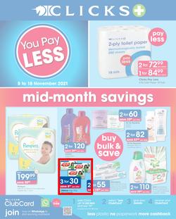 Clicks : You Pay Less (5 November - 18 November 2021), page 1