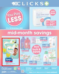 Clicks : You Pay Less (5 November - 18 November 2021), page 1