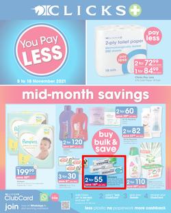 Clicks : You Pay Less (5 November - 18 November 2021), page 1