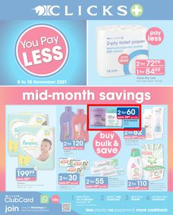 Clicks : You Pay Less (5 November - 18 November 2021), page 1
