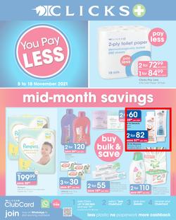 Clicks : You Pay Less (5 November - 18 November 2021), page 1