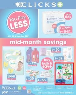 Clicks : You Pay Less (5 November - 18 November 2021), page 1