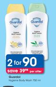 Guardol Hygiene Body Wash-For 2 x 750ml