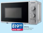 Safeway 20L Mechanical Microwave Oven-Each