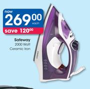 Safeway 2000 Watt Ceramic Iron-Each