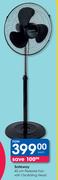 Safeway 40cm Pedestal Fan With Oscillating Head-Each