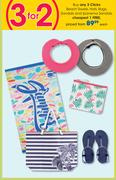 Clicks Beach Towels, Hats, Bags, Sandals & Ipanema Sandals-Each