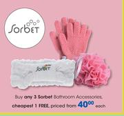  Sorbet Bathroom Accessories-Each