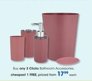Clicks Bathroom Accessories-Each