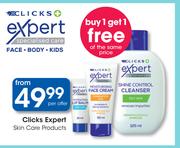 Clicks Expert Skin Care Products-Per Offer