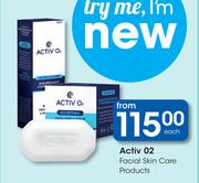 Activ O2 Facial Skin Care Products-Each
