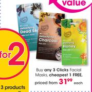 Clicks Facial Masks-Each