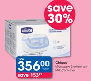 Chicco Microwave Steriliser With Milk Container-Each