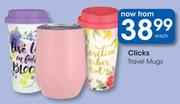 Clicks Travel Mugs-Each