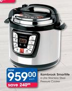 Kambrook Smartlife 6Ltr Stainless Steel Pressure Cooker