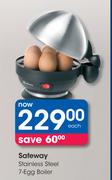 Safeway Stainless Steel 7 Egg Boiler